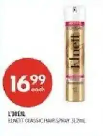 Shoppers Drug Mart L'oreal elnett classic hair spray offer