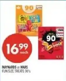 Shoppers Drug Mart maynards or mars funsize treats offer