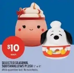 Shoppers Drug Mart Selected seasonal squishmallows plush offer
