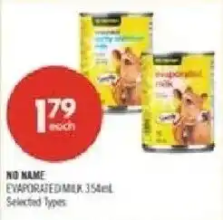 Shoppers Drug Mart No Name evaporated milk offer
