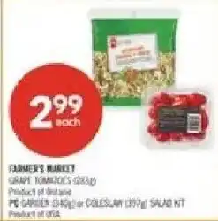 Shoppers Drug Mart Farmer's market grape tomatoes offer