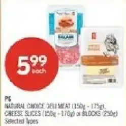 Shoppers Drug Mart PC natural choice deli meat offer