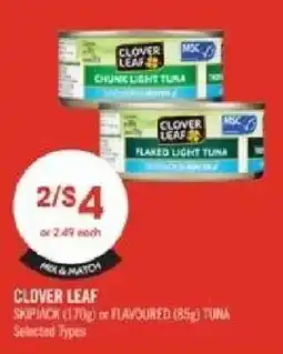 Shoppers Drug Mart Clover Leaf skipack or flavoured tuna offer
