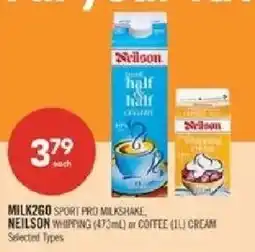 Shoppers Drug Mart Neilson whipping or coffee cream offer