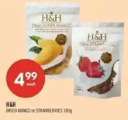 Shoppers Drug Mart H&H dried mango or strawberries offer