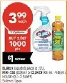Shoppers Drug Mart Clorox liquid bleach offer