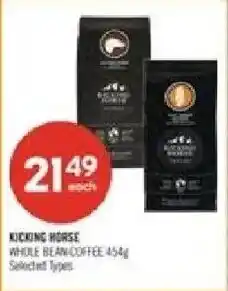 Shoppers Drug Mart Kicking Horse whole bean coffee offer
