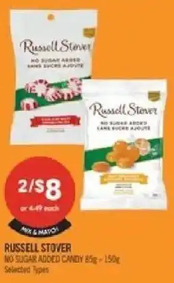Shoppers Drug Mart Russell Stover no sugar added candy offer
