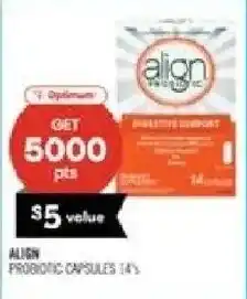 Shoppers Drug Mart Align probiotic capsules 14's offer