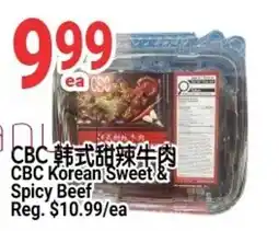 SunFood Supermarket CBC Korean Sweet & Spicy Beef offer