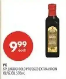Shoppers Drug Mart PC Splendid Gold Pressed Extra Virgin Olive Oil offer