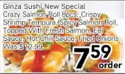 Ample Food Market ginza sushi new special offer