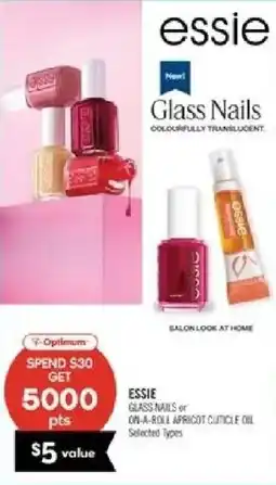 Shoppers Drug Mart essie glass nails offer