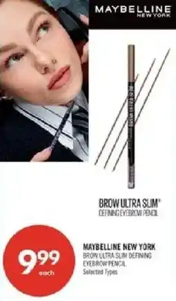 Shoppers Drug Mart Maybelline New York brow ultra slim defining eyebrow pencil offer