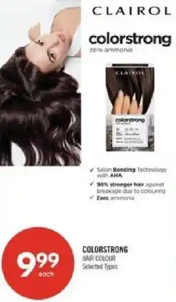 Shoppers Drug Mart Clairol colorstrong hair colour offer
