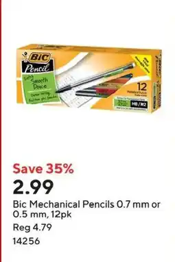 Staples Bic Mechanical Pencils offer