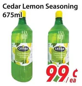 Cedar lemon seasoning