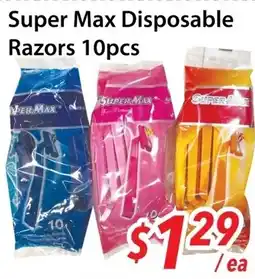Bestco Food Mart Super Max Disposable Razors offer