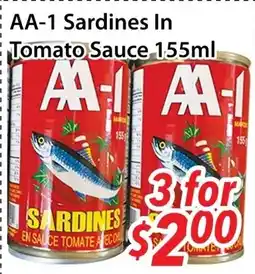 Bestco Food Mart AA-1 sardines in tomato sauce offer