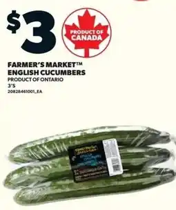 Zehrs Markets Farmer's Market English Cucumbers offer