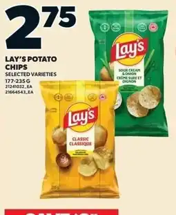 Zehrs Markets Lay's potato chips selected varieties offer