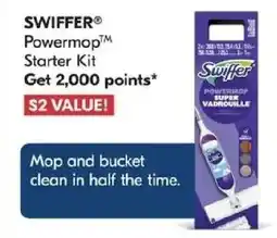 Shoppers Drug Mart Swiffer Powermop Starter Kit offer