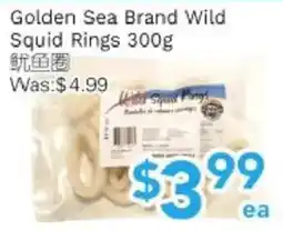 Ample Food Market Golden Sea Brand Wild Squid Rings offer