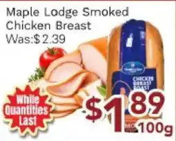 Ample Food Market Maple Lodge Smoked Chicken Breast offer