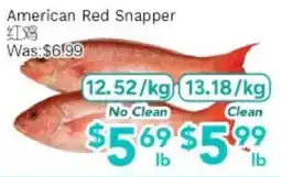 Ample Food Market American Red Snapper offer