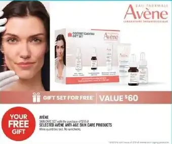 Shoppers Drug Mart Avène skin care set offer