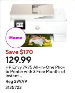Staples Hp envy 7975 all-in-one photo printer offer