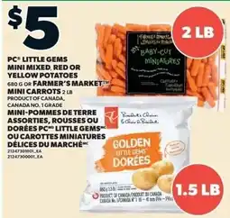 Loblaws PC little gems mini mixed red or yellow potatoes offer