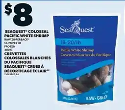 Loblaws Seaquest colossal pacific white shrimp offer