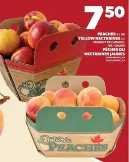 Loblaws Ontario peaches offer