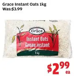 Top Food Supermarket Grace instant oats offer