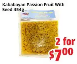 Top Food Supermarket Kababayan Passion Fruit With Seed offer