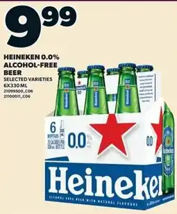 Zehrs Markets Heineken 0.0% alcohol-free beer offer