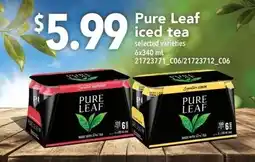 Zehrs Markets Pure Leaf iced tea offer