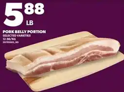 Zehrs Markets Pork belly portion offer