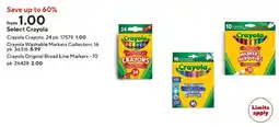Staples Select Crayola offer
