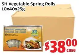 Top Food Supermarket SH vegetable spring rolls offer