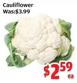 Top Food Supermarket Cauliflower offer