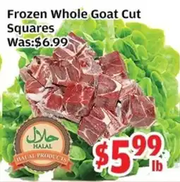 Top Food Supermarket Frozen Whole Goat Cut Squares offer