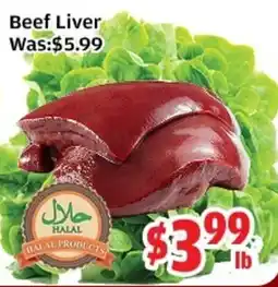 Top Food Supermarket Beef Liver offer