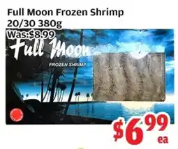 Top Food Supermarket Full Moon frozen shrimp offer