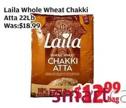Top Food Supermarket Laila whole wheat chakki atta offer
