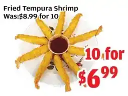 Top Food Supermarket Fried Tempura Shrimp offer