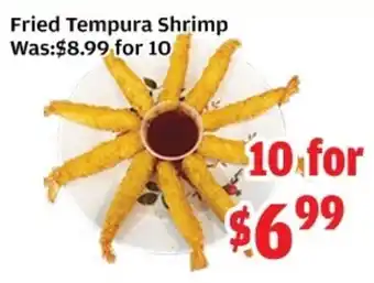 Fried Tempura Shrimp