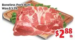 Top Food Supermarket Boneless Pork Butt offer