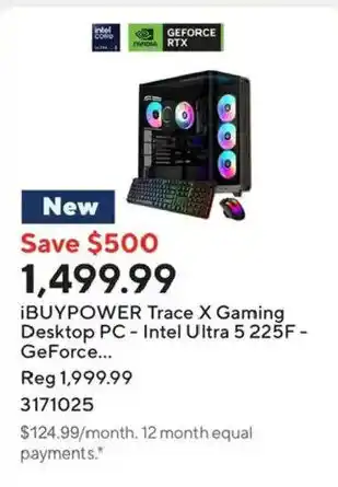 IBUYPOWER Trace X Gaming Desktop PC
